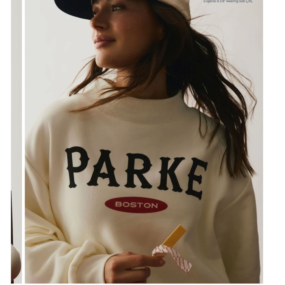 PARKE Boston Mock Sweatshirt S/M
